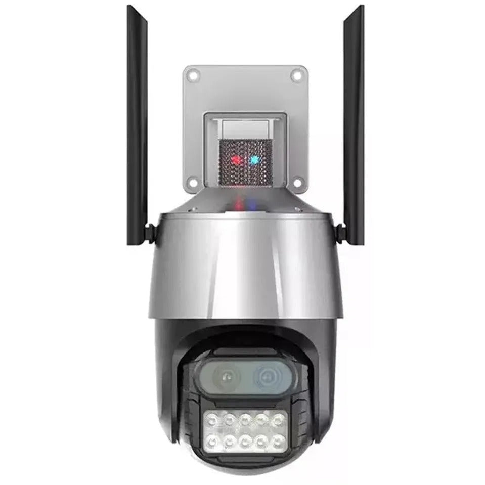 Geosphere UltraTrack 4K – 8MP Dual-Lens PTZ WiFi Outdoor Camera with Auto Tracking, Siren Alarm & 8X Zoom