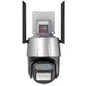Geosphere UltraTrack 4K – 8MP Dual-Lens PTZ WiFi Outdoor Camera with Auto Tracking, Siren Alarm & 8X Zoom