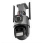 Geosphere DualView Pro – Dual-Lens 4MP WiFi Outdoor CCTV Camera with Human Tracking & Full-Color Night Vision